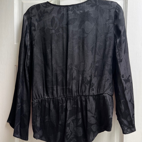 Black Blouse M Gentle Fawn Collette Top - Picture 4 of 5